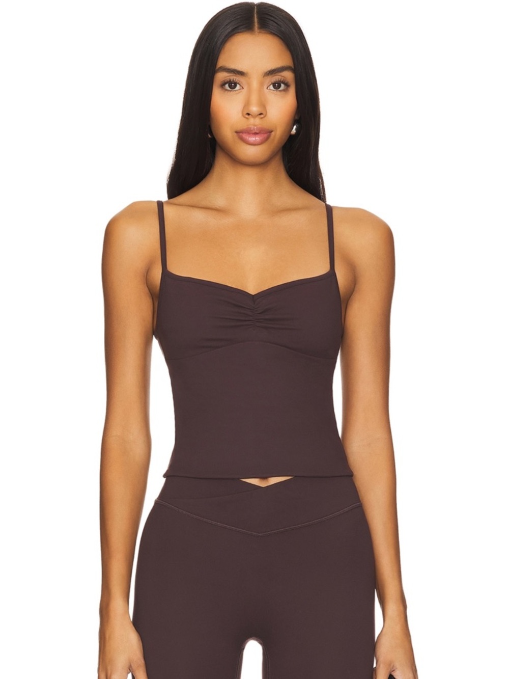 437 Ballet Tank Top in Espresso size XS